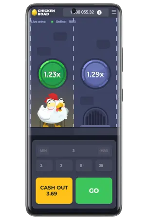 Gameplay Chicken Road Demo